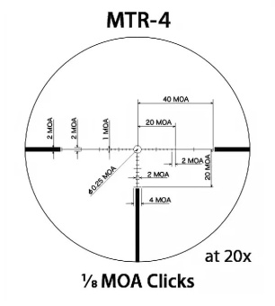 Оптический прицел March 10-60x56 с подсветкой MTR-4, 1/8MOA (D60HV56TI) 